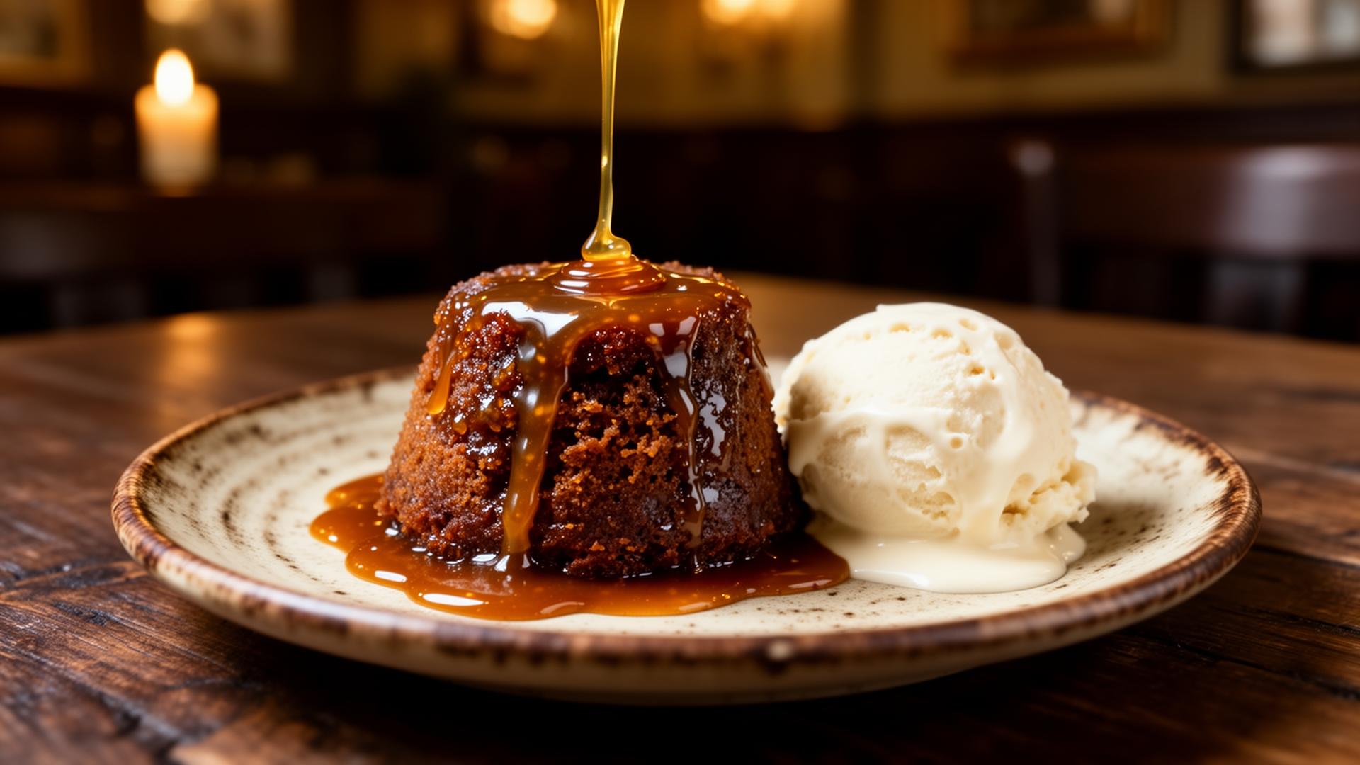 Sticky Toffee Pudding at The Prince Regent Chertsey